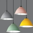 thumbnail image 4 of 1pc Ceiling Lamp Lampshade Macarons Color Creative Single Head For Restaurant Home Office (without Lamp Diameter 30cm Yellow), 4 of 8