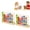 2pack, variant on Color Stack Challenge Game of Tabletop Brain Teaser for Ages 3 to 6 Wooden Board Game for Family Friend Friendly Fun