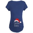 thumbnail image 1 of CafePress - Santa Baby Maternity T Shirt - Maternity Dark T-Shirt, 1 of 1