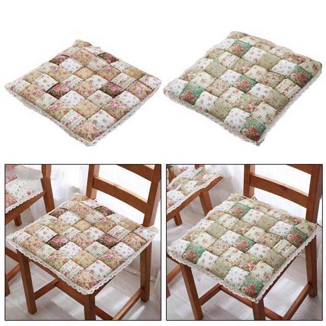 Paquete de 2 Cojines de Asiento Shamjiam Suave Lavables para Oficina Hogar Coche 16,53 X 16,53 X 1,18 Pulgadas
