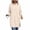 Khaki, variant on Long Hoodies for Women Drawstring Split Hem Pullover Top Long Sleeve Sweatshirts with Pocket Casual Loose Fall Trendy Tops