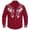 A-Brick Red226, variant on Western Cowboy Shirts For Boys Kids Long Sleeve Floral Retro Style Button Down Collared Shirts 4-13Y Stylish Tops