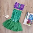 thumbnail image 2 of Toddler Kids Girls Mermaid Costume Summer Two Piece Swimsuit Bikini Set Bathing Suit Mermaid Tail Skirt Outfits, 2 of 9