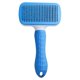 thumbnail image 1 of Cepillo para gatos, cepillo suave para herramientas de aseo de perros y gatos, cepillo de pelo enredado para masaje de mascotas (azul, rosa), 1 of 5