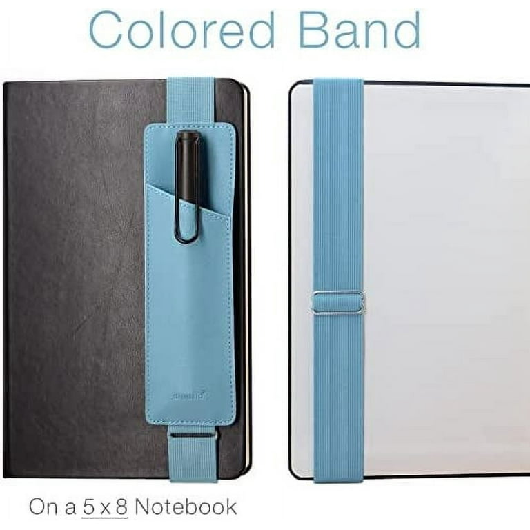 Diodrio, Pen Holder, Pencil Holder, Pen Sleeve Case for Notebooks, Journals, Rigid Tablet Covers. Ultra Flat Design, Detachable, Elastic Band, Premium