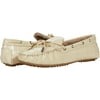 Aerosoles Womens Winter Boater Moccasin 9.5 Stone Leather