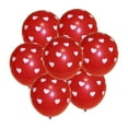 thumbnail image 1 of Juego de 50 globos de látex con forma de corazón para San Valentín. Bola Roja Corazón Blanco, 1 of 9