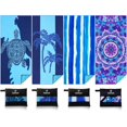 thumbnail image 1 of Paquete de 4 toallas de playa Gomust de microfibra, 180 x 81 cm, sin arena, 1 of 7