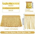 thumbnail image 2 of 10 Yards Gold Sewing Fringe Trim 2 Styles Fabric Tassel Trim with Sequins Sewing Trim for Latin Wedding Dress DIY Crafts Clothes Accessorie Party Decoration, 2 of 6