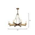thumbnail image 3 of Jamie Young Manchester 8-Light Metal Chandelier, 3 of 5