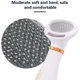 thumbnail image 5 of Secador de pelo para perros 2 en 1, secador de pelo silencioso para perros y peine, cepillo para el cuidado del cabello, peine para gatos, soplador de piel para cachorros, temperatura de bajo ruido Feliz Sencillez, 5 of 5