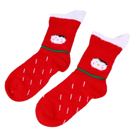 

HOMEMAXS 1 Pair Christmas Themed Socks Lovely Kid Socks Kids Cotton Penguin Pattern Socks