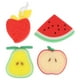 thumbnail image 1 of ColoMX 4 Uds. Esponja de ducha con forma de fruta, cepillo, bolas de baño para niños, bolas exfoliantes, 1 of 8