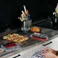 thumbnail image 1 of RUNROTOO Oven Trays Non Stick Baking Plate Black Easy to Clean 1 Set, 1 of 8