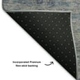 thumbnail image 5 of Addison Rugs Mayfield Premium Machine Washable Traditional Global Plum Rectangle Rug, 10' X 14' Machine Washable Traditional Global Plum Oversized Sherpa Throw Blanket, 5 of 6