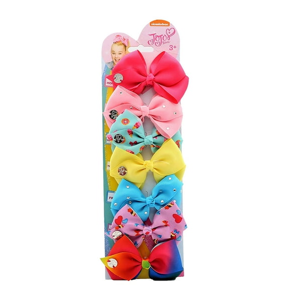 JoJo Siwa Days of the Week 7 Hair Bows Solids and Patterns