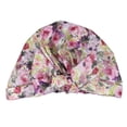 thumbnail image 1 of Bewildely Gorros de baño para el cabello con estampado de flores, gorro elástico reutilizable impermeable para mujeres y niñas, suministros de peluquero Type3 NO3 Bewildely HA062078-17B, 1 of 6