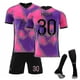 thumbnail image 2 of 22/23 Adultos Niños Fútbol Kits completos Trajes de entrenamiento de fútbol Ropa deportiva 21/22 22/23-20 21 Cuarto kit Messi 30-Niños 28 (150-160 CM) Teléfono móvil Teléfono móvil Accesorios para teléfonos móviles, 2 of 3