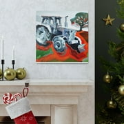 Tractor in Technicolor - Canvas