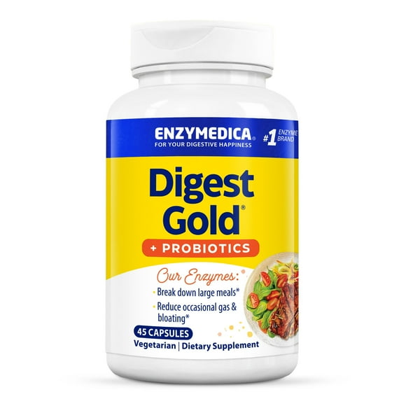 Suplemento Enzymedica Digest Gold + Probiotics 45 cápsulas