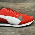 thumbnail image 3 of PU & MA Ferrari Track Racer Men’s Size 11.5 Sneakers Running Shoes Red Lace up, 3 of 6