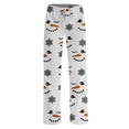 thumbnail image 5 of Lumtrix Christmas Pajama Pants Women Oversized Funny Snowman Print Comfy Drawstring Long Pj Bottoms White M, 5 of 6