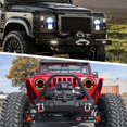 thumbnail image 2 of 7 pulgadas Negro remoto RGB LED Halo faros para Wrangler Hi/lo Beam Feliz Sencillez, 2 of 5