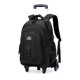 thumbnail image 1 of Mochila Escolar con Ruedas GRUOTEIS Negra Resistente al Agua con 6 Ruedas, 1 of 7