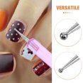 thumbnail image 3 of ADDHAT 5Ud Herramientas Doble Punta Para Nail Art En Púrpura Con Material Duradero Para Manicura, 3 of 8