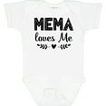 thumbnail image 3 of Inktastic Mema Loves Me Baby Clothes Girls Baby Bodysuit, 3 of 5