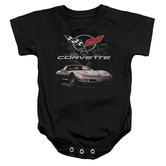 Chevrolet Checkered Past Infant Snapsuit Black