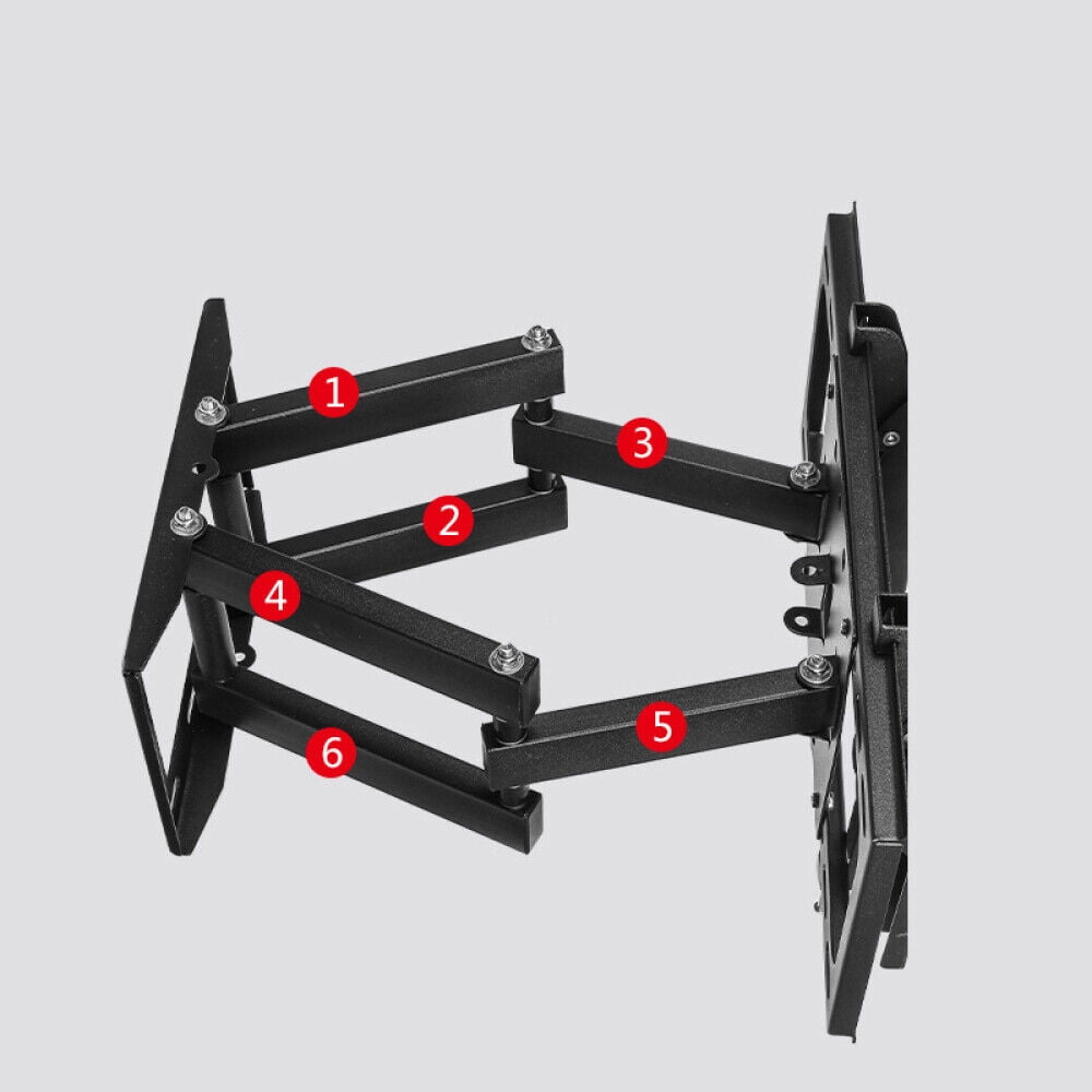 Full Motion TV Wall Mount Bracket Swivel Articulating Extension Tilt Arms for 40-80 inch LED LCD OLED 4K Flat Curved TV Max VESA 600x400mm up to 100lbs