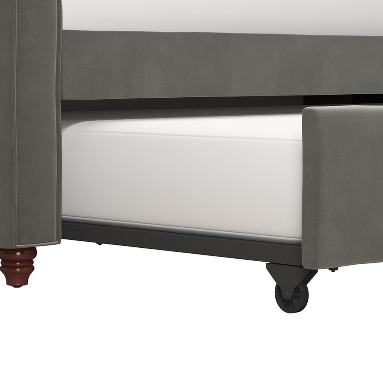 Novogratz vintage upholstered full daybed and twin trundle set outlet