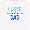 thumbnail image 3 of Inktastic I Love My Dad Fathers Day Toddler Hoodie, 3 of 4