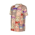 thumbnail image 6 of Fotbe Cute Lamas Baseball Jersey Shirt for Men and Women, Casual Short Sleeves Button Down T-Shirt-3X-Large, 6 of 9