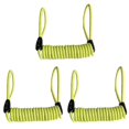 thumbnail image 1 of 3 Pcs Disc Brake Lock Security Disc Lock Reminder Bike Cable For Bike Yellow, 1 of 4