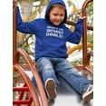 thumbnail image 3 of Tstars Kids' Soccer Hoodie - Perfect Gift for Soccer Lovers - Unisex Sports Apparel - L, Blue, 3 of 8