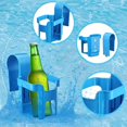 thumbnail image 3 of Pack de portavasos de plástico para piscina, accesorio multifunción para piscina, adecuado para la mayoría de las piscinas (azul), 3 of 5