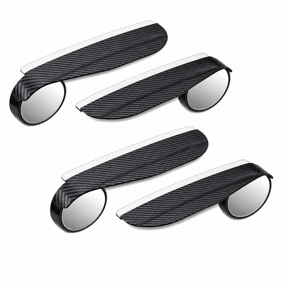 2-in-1 Car Rear View Mirror – Small Round Blind Spot Mirror with 360° Adjustment and Anti-Rain for Cars, SUVs, Trucks