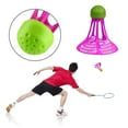 thumbnail image 2 of hejhncii Shuttlecock for Game Sport Entertainment For Player Play Nylon Plastic Badminton Elastic Head Badminton Set, 2 of 13