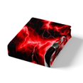 thumbnail image 4 of Erosebridal Housse de Couette Voiture de Course Rouge, Ensembles de Literie Néon Éclair, Literie Réversible Sport Rapide, Décoration de Chambre Respirante, 2 Pcs (Sans Couette), 4 of 7