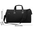 thumbnail image 5 of THE CONVERTIBLE DUFFLE GARMENT LUGGAGE Large Capacity Inner Compartment Suit Bag Gifts Clearance Black, 5 of 9