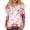 Red, variant on Halloween Shirts for Women CrewNeck Shirts Fall Halloween Funny Graphic 3/4 Length Sleeve Tops