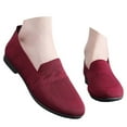 thumbnail image 3 of Xiaoxatg Women's Casual Shoes - Breathable Soft Bottom Comfortable Flat Fashion Footwear for Spring and Summer 7 Brick Red, 3 of 9