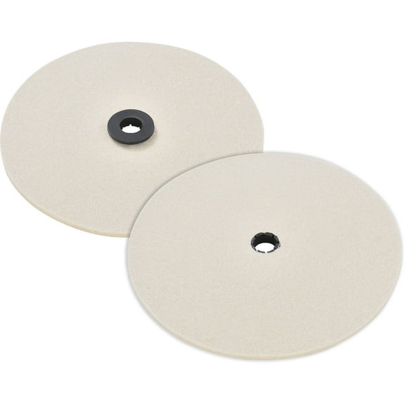 Global Industrial Replacement Felt Pads for Mini Floor Scrubber 2 Pack