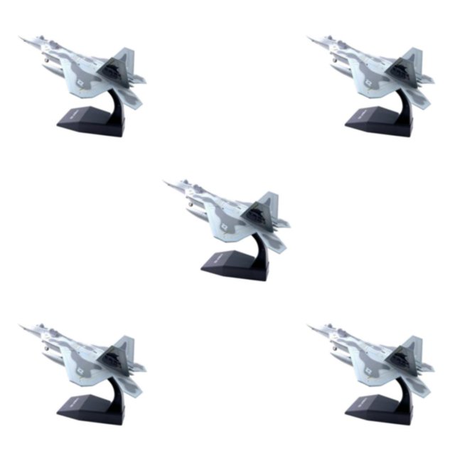 relayinert 1/2/3/5 Airlines F-22 for Raptor Airplane Model Fighter Aircraft 1100 DieCast Authentic Type1 5PCS