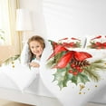 thumbnail image 4 of Manfei Red Cardinal Birds Bedding Comforter Set,Red Bow Tie Twin Comforter Sets,Christmas Floral Bedding Set For Men Women,Breathable Home Decor Reversible,2 Pieces, 4 of 8