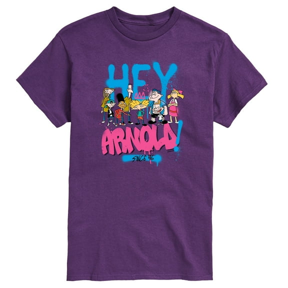 Hey Arnold! - Arnold Spray Paint 96 - Men's Short Sleeve Graphic T-Shirt