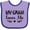 Lavender and Purple, variant on Inktastic My Gram Loves Me Scandinavian Girls Baby Bib