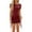 Red, variant on Dresses Women Casual Fashion Solid Color Side Drawstring Slim Dress O-Neck Short Sleeve Shirt Dress Relaxed Fit Sundress Wedding Guest Dress